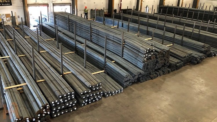 نگهداری و انبار کردن انواع میلگرد در همکار آهن