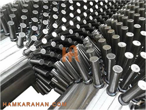 لوله گل میخی یا لوله‌های فین‌دار (Finned Tube)