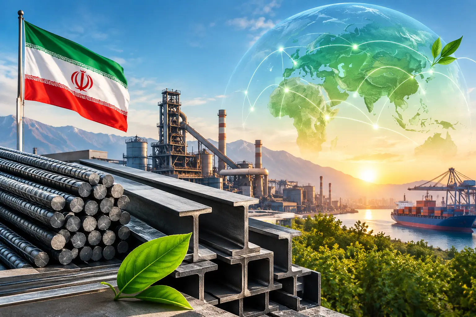 فرصت استثنایی ایران برای نقش‌آفرینی در بازار جهانی فولاد سبز