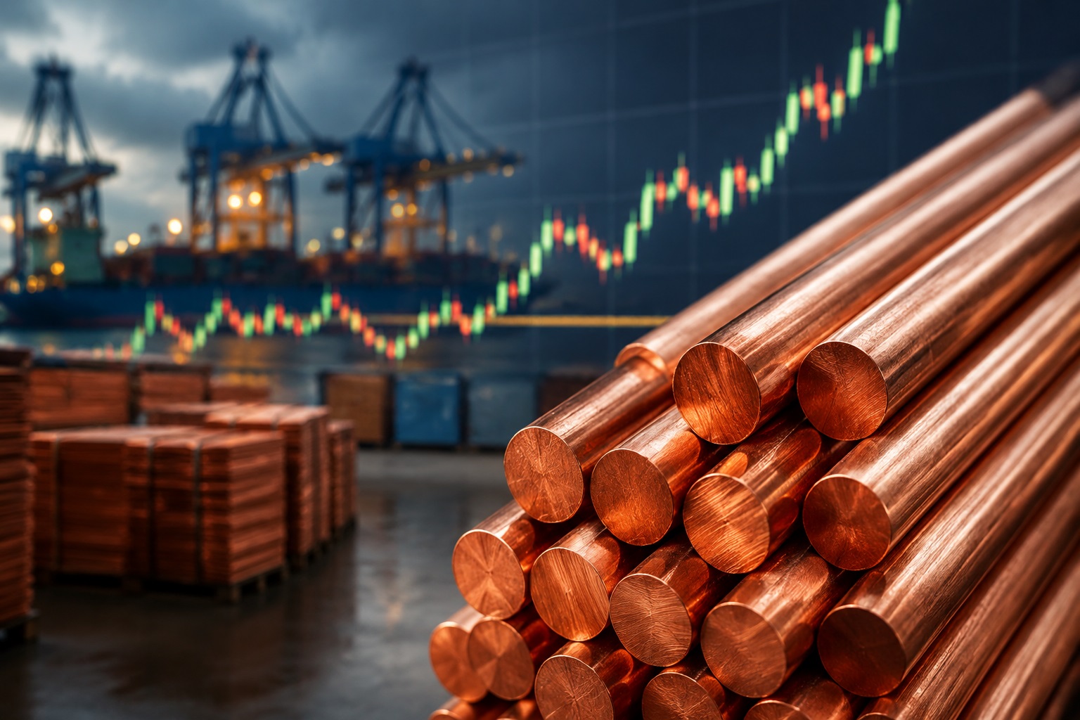 قیمت مس در نزدیکی رکورد تاریخی کاهش ذخایر جهانی